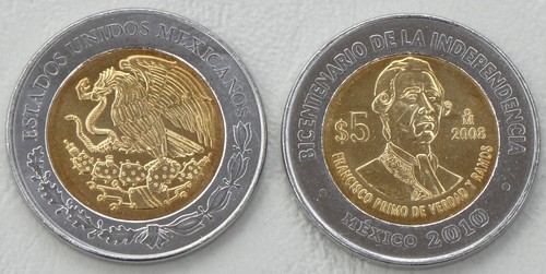 Mexiko pesos 2008 - mexiko,