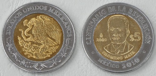 Mexiko pesos 2009 - 5,
