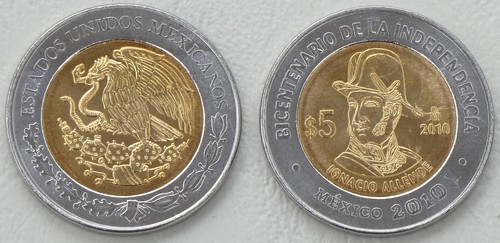 Mexiko pesos 2010 - mexiko,