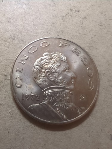 Mexiko pesos 1972 - mexiko, 5
