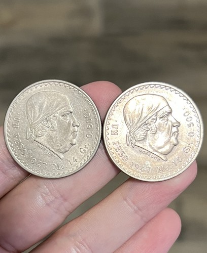 Silber münzen mexiko - 1947, 1