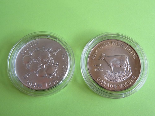 Münze silber 999 - 999, pesos