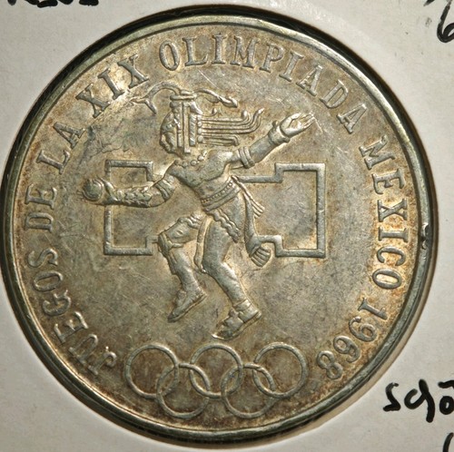 Mexiko pesos 1968 olympia - 25,