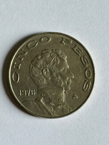 Pesos mexico 1976 g24 - 5, mexico,