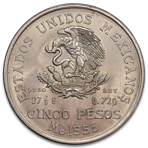 Mexiko pesos 1953 silber - mexiko,