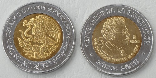 Mexiko pesos 2008 - mexiko, 5
