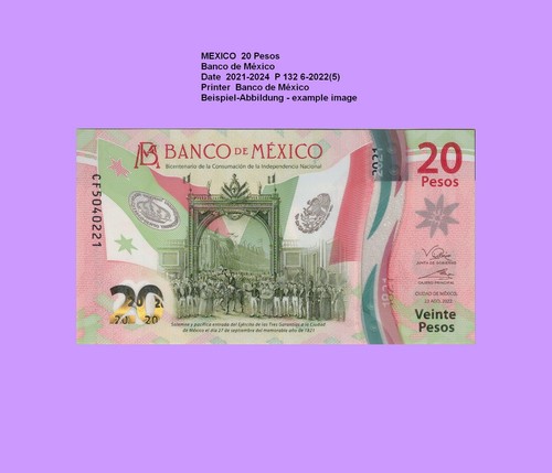 Mexiko mexico 2021 - , pesos
