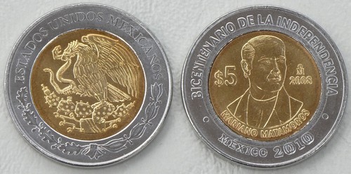 Mexiko pesos 2008 - 5,