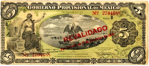 Mexico pesos 1914 - 5,