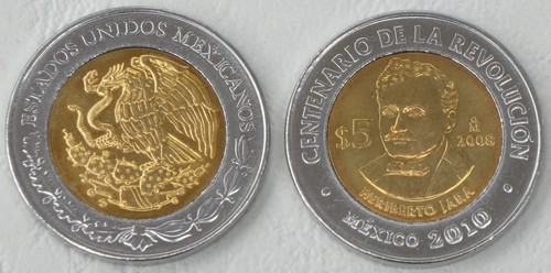 Mexiko pesos 2008 - 5,