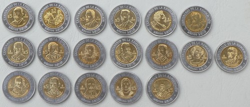 Mexiko 18x pesos - mexiko, 5