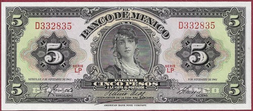 Mexiko mexico pesos - pesos, p-60g