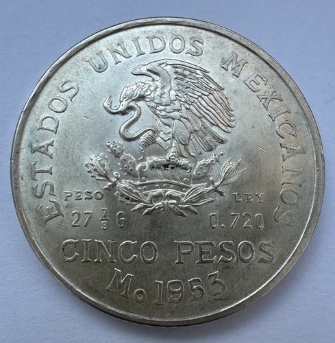 Peso 1953 méxico - 5,