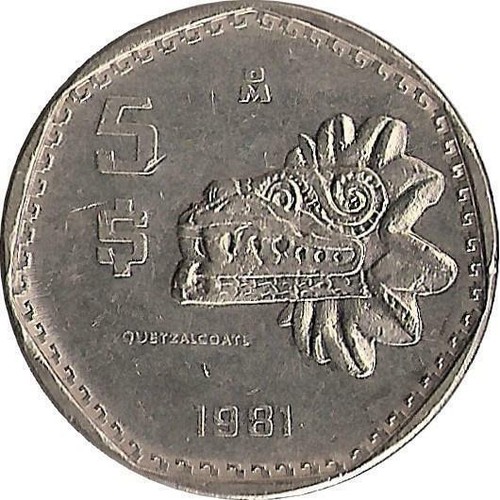 Mexiko pesos 1980 1985 - mexiko, 5