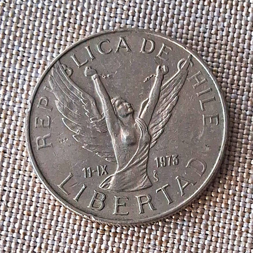 Chile pesos 1977 república - chile, 5