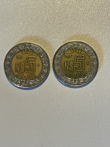 Mexiko 1993 5 nuevos - n$5,
