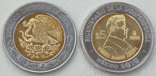 Mexiko pesos 2008 - mexiko, 5