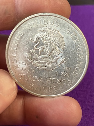 Mexiko peso 1953 - mexiko, 1953,