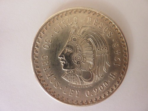 Mexikanische silbermünze - mexikanische, 5