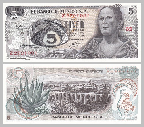 Mexiko mexico pesos 1972 - mexiko,