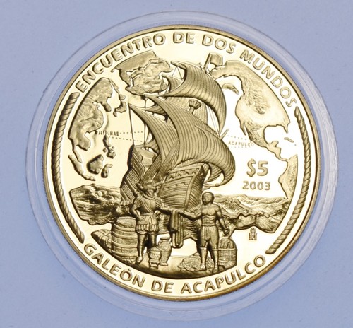 Mexico pesos 2003 silver - 5,